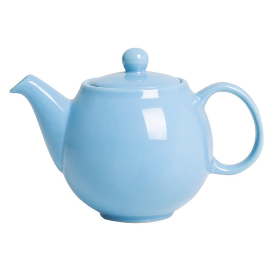 Olympia Café Teapot Blue - 450ml (2 Pack) (450ml | Material: stoneware | Pack quantity: 2) • PAS-HX798