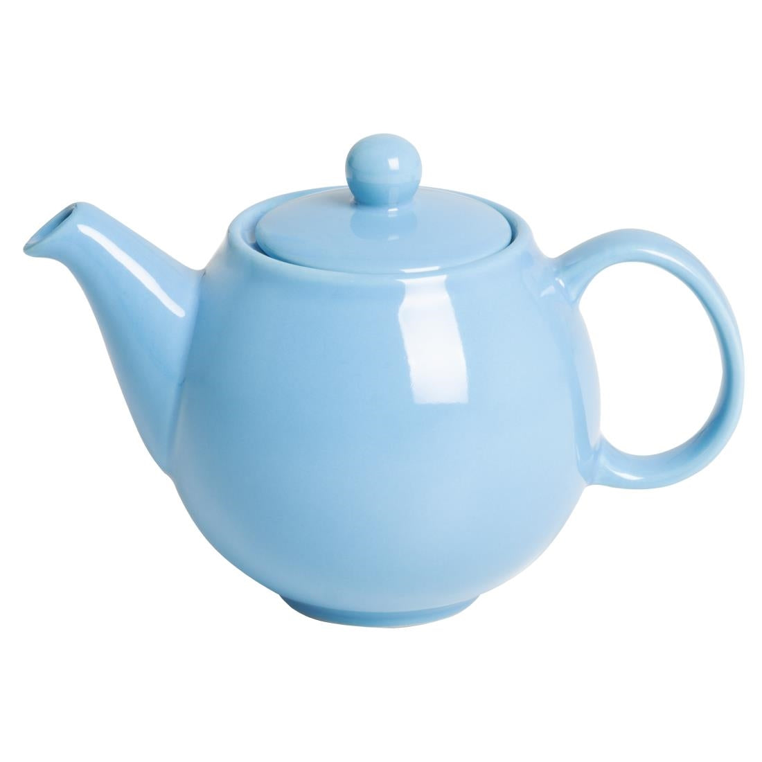 Olympia Café Teapot Blue - 450ml (2 Pack) (450ml | Material: stoneware | Pack quantity: 2) • PAS-HX798