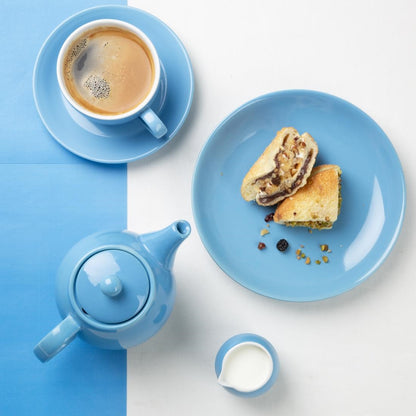 Olympia Café Teapot Blue - 450ml (2 Pack) (450ml | Material: stoneware | Pack quantity: 2) • PAS-HX798