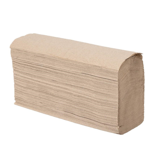 "Jantex Green 100% Recycled Z Fold Hand Towels 2ply (2250 Sheets)" (2ply construction | Z-fold design | Pack quantity: 2250 Sheets) • PAS-HX935