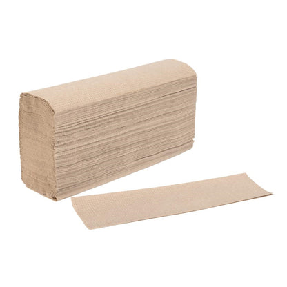 "Jantex Green 100% Recycled Z Fold Hand Towels 2ply (2250 Sheets)" (2ply construction | Z-fold design | Pack quantity: 2250 Sheets) • PAS-HX935