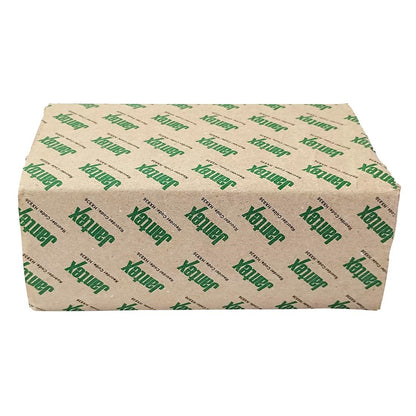 "Jantex Green 100% Recycled C Fold Hand Towels 2ply (2250 Sheets)" (2ply construction | C-fold design | Pack quantity: 2250 Sheets) • PAS-HX936