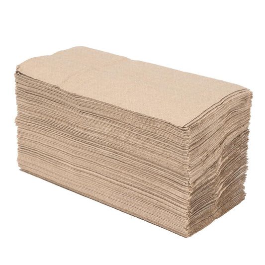 "Jantex Green 100% Recycled C Fold Hand Towels 2ply (2250 Sheets)" (2ply construction | C-fold design | Pack quantity: 2250 Sheets) • PAS-HX936
