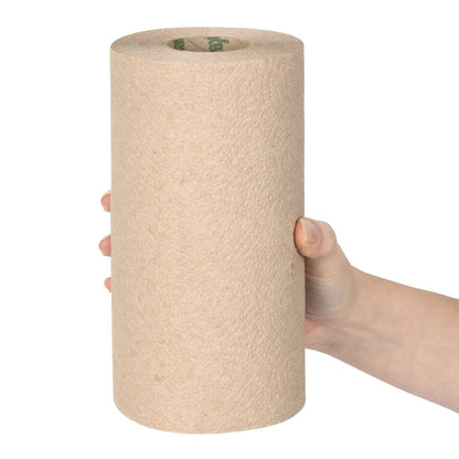 Jantex Green 100% Recycled Kitchen Roll 75 Sheets (24 Pack) (75 Sheets Per Roll | Pack Quantity: 24) • PAS-HX937