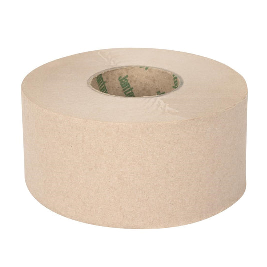 Jantex Green 100% Recycled Mini Jumbo Roll Refill 2ply - 150m (12 Pack) (150m of paper per roll | 2ply construction | Pack quantity: 12) • PAS-HX939