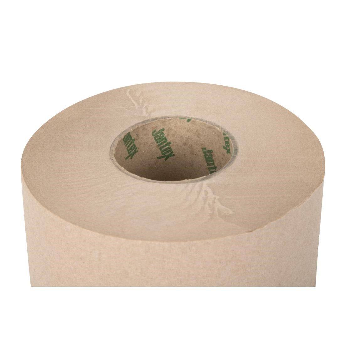 Jantex Green 100% Recycled Mini Jumbo Roll Refill 2ply - 150m (12 Pack) (150m of paper per roll | 2ply construction | Pack quantity: 12) • PAS-HX939