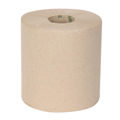 Jantex Green 100% Recycled Centre Feed Roll 2ply 120m (6 Pack) (480 Sheets Per Roll | 2ply Construction | Pack Quantity: 6) • PAS-HX940