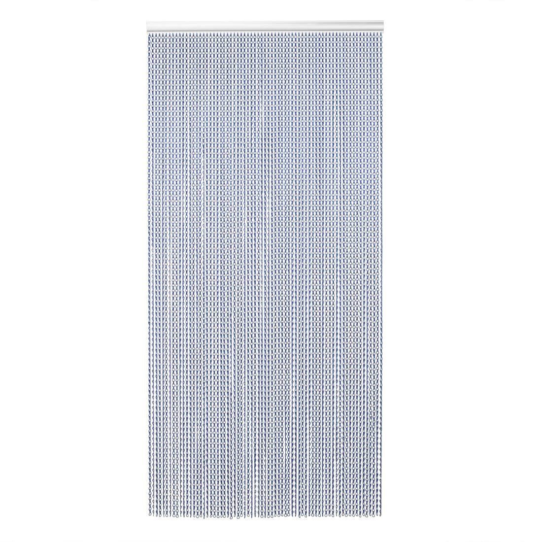 EazyZap Chain Door Blue Fly Screen (Size: 1950(L)x900(W)mm | Material: Aluminium) • PAS-HX949