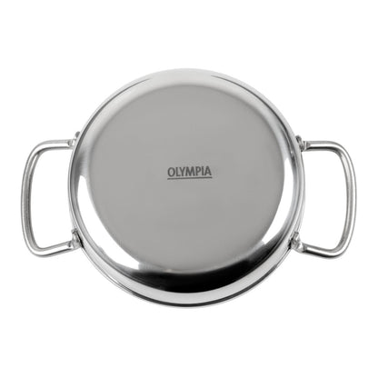 Olympia Table Presentation Double Handle Dish Stainless Steel 125mm (179(L)x125(W)x48(H)mm) • PAS-HY100