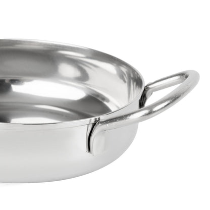 Olympia Table Presentation Double Handle Dish Stainless Steel 125mm (179(L)x125(W)x48(H)mm) • PAS-HY100