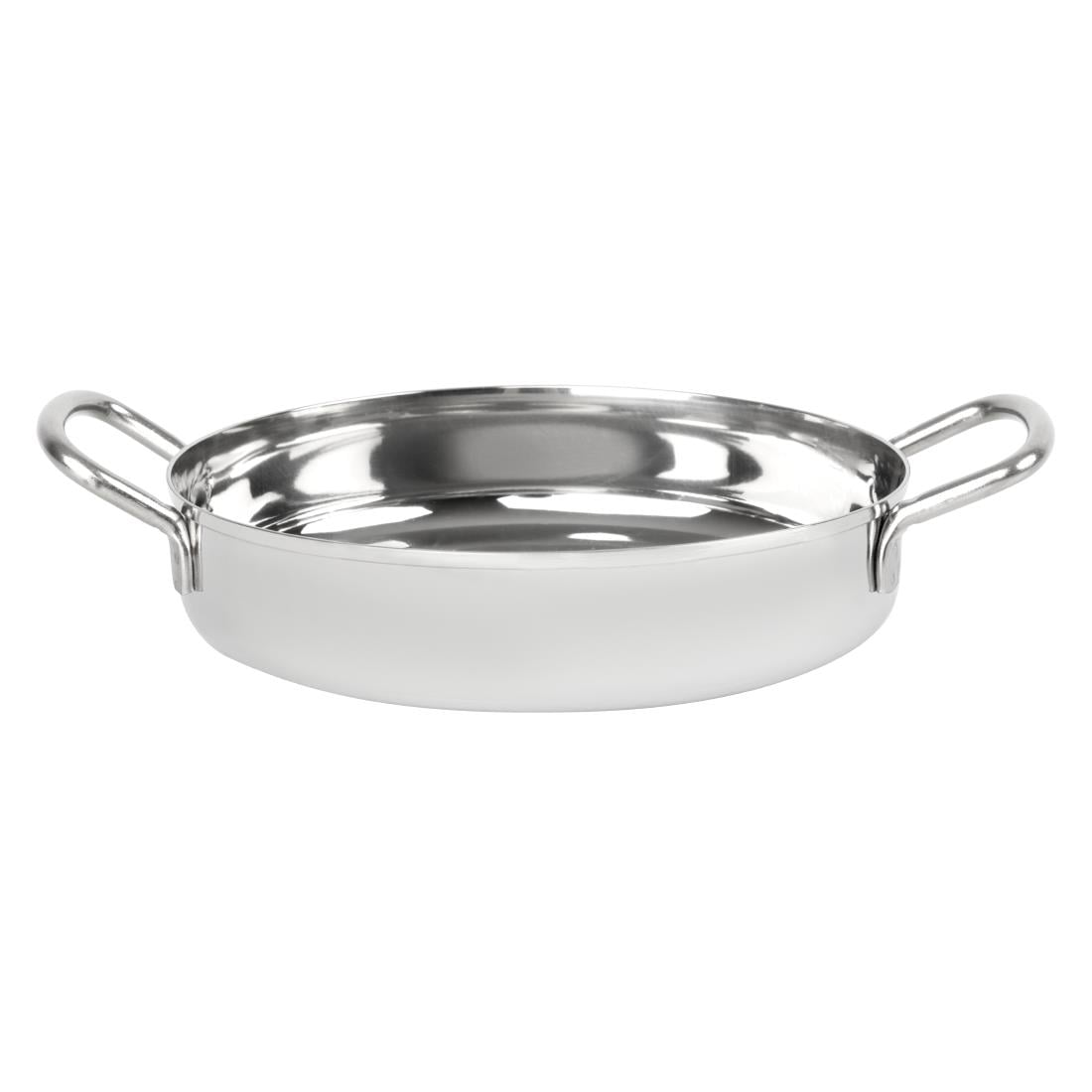 Olympia Table Presentation Double Handle Dish Stainless Steel 180mm (180(Ø)x34(H)mm) • PAS-HY102