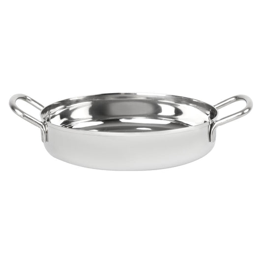 Olympia Table Presentation Double Handle Dish Stainless Steel 150mm (204(L)x150(W)x47(H)mm) • PAS-HY101