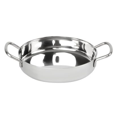 Olympia Table Presentation Double Handle Dish Stainless Steel 180mm (180(Ø)x34(H)mm) • PAS-HY102