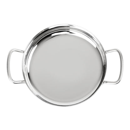 Olympia Table Presentation Double Handle Dish Stainless Steel 180mm (180(Ø)x34(H)mm) • PAS-HY102