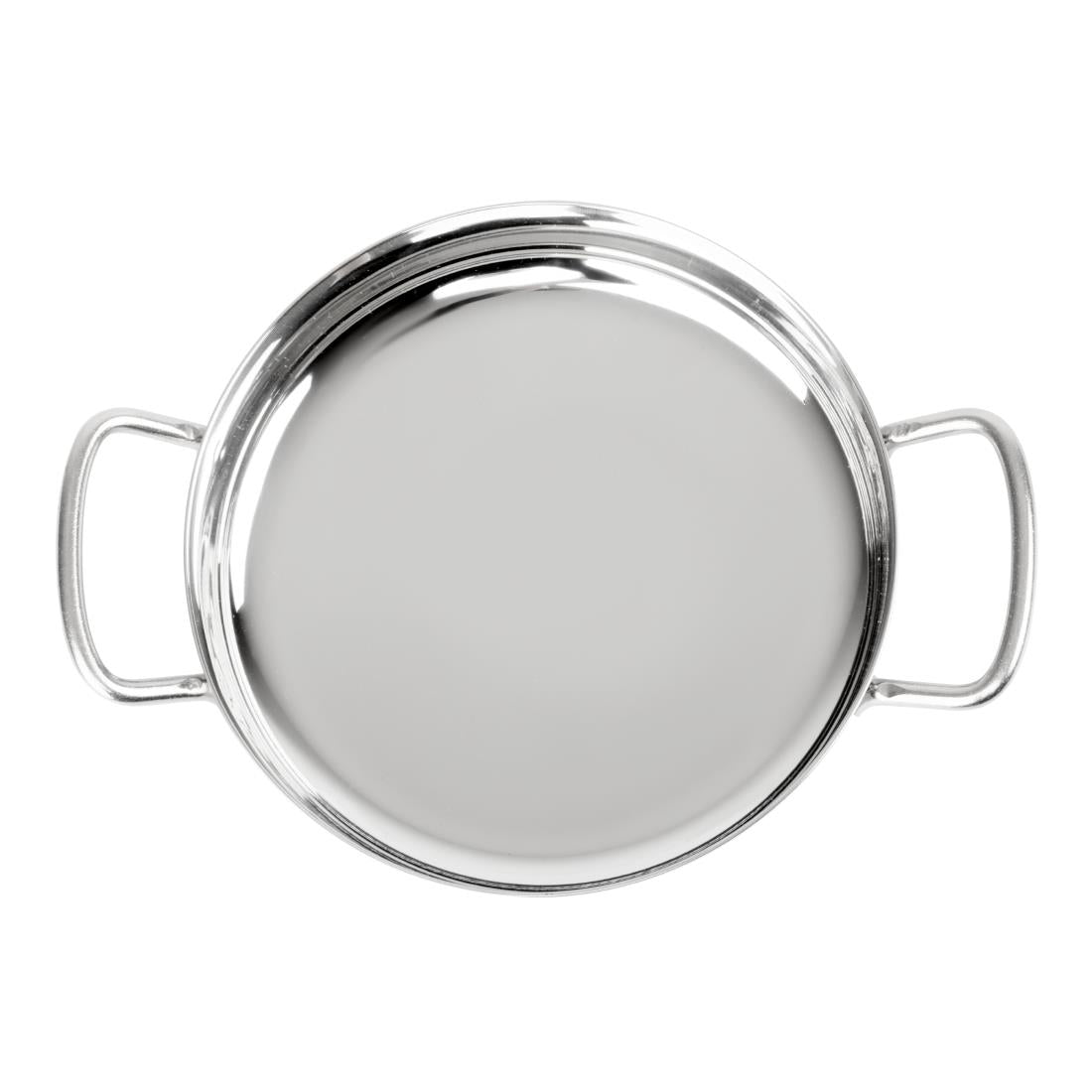 Olympia Table Presentation Double Handle Dish Stainless Steel 150mm (204(L)x150(W)x47(H)mm) • PAS-HY101