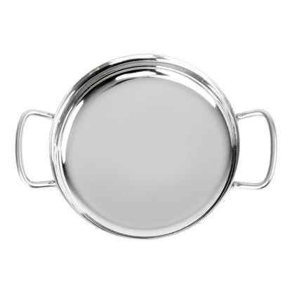 Olympia Table Presentation Double Handle Dish Stainless Steel 150mm (204(L)x150(W)x47(H)mm) • PAS-HY101