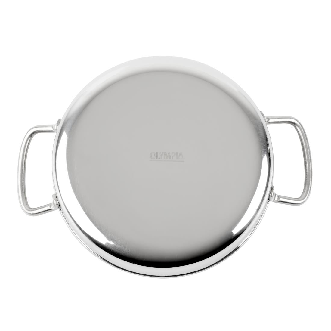 Olympia Table Presentation Double Handle Dish Stainless Steel 150mm (204(L)x150(W)x47(H)mm) • PAS-HY101