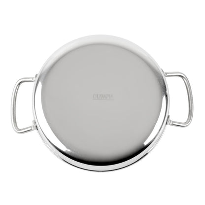 Olympia Table Presentation Double Handle Dish Stainless Steel 150mm (204(L)x150(W)x47(H)mm) • PAS-HY101