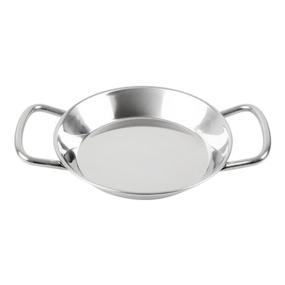 Olympia Table Presentation Mini Paella Pan Stainless Steel 150mm (150(Ø)x20(H)mm | Material: Stainless Steel) • PAS-HY104