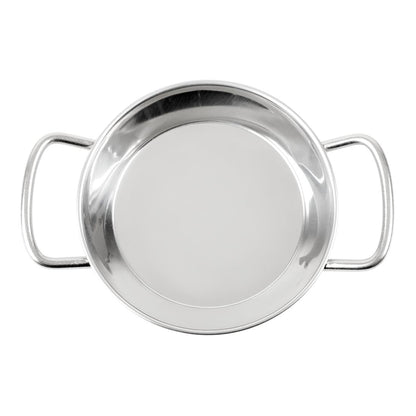 Olympia Table Presentation Mini Paella Pan Stainless Steel 150mm (150(Ø)x20(H)mm | Material: Stainless Steel) • PAS-HY104