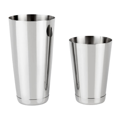 Olympia Tin On Tin Cocktail Shaker Stainless Steel 18oz/30oz (289(Ø)x95(H)mm | Material: Stainless Steel) • PAS-HY108