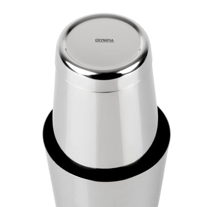 Olympia Tin On Tin Cocktail Shaker Stainless Steel 18oz/30oz (289(Ø)x95(H)mm | Material: Stainless Steel) • PAS-HY108