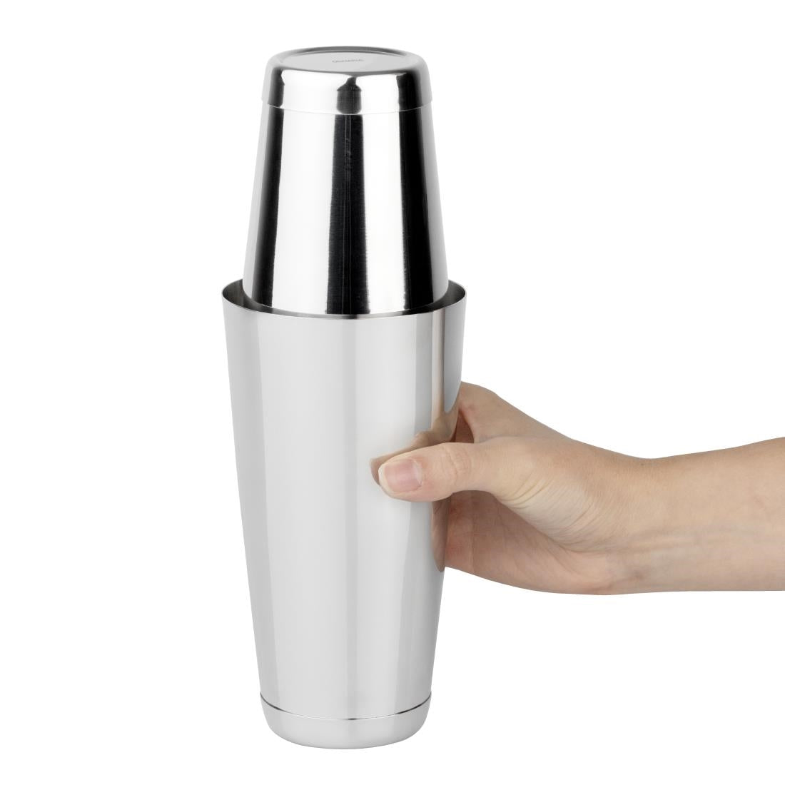 Olympia Tin On Tin Cocktail Shaker Stainless Steel 18oz/30oz (289(Ø)x95(H)mm | Material: Stainless Steel) • PAS-HY108