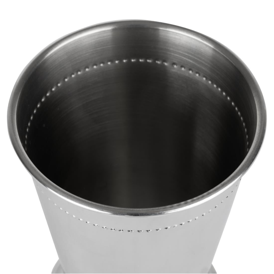 Olympia Barware Stainless Steel Beaded Julep Cup 370ml • PAS-HY115