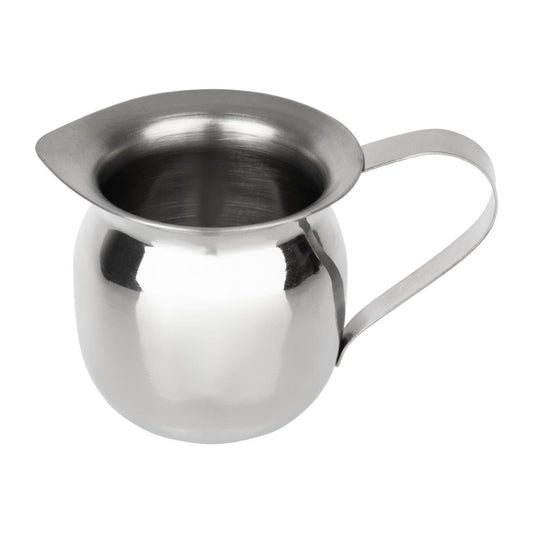 Olympia Stainless Steel Mini Milk Jug 78ml (6 Pack) (78ml | Pack Quantity: 6) • PAS-HY116