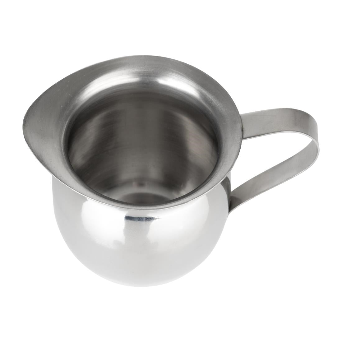 Olympia Stainless Steel Mini Milk Jug 120ml (6 Pack) (120ml | Pack Quantity: 6) • PAS-HY118