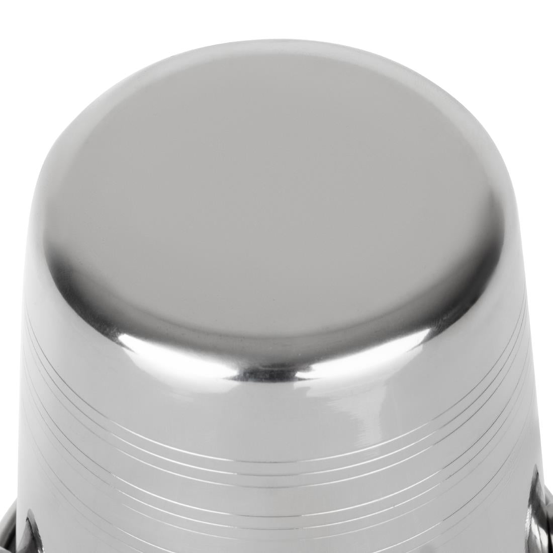 Olympia Ice Bucket with Handles and Etch Detail Stainless Steel 1050ml • PAS-HY121