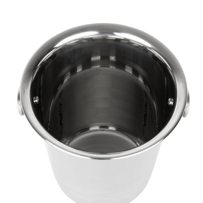 Olympia Ice Bucket with Handles and Etch Detail Stainless Steel 1050ml • PAS-HY121