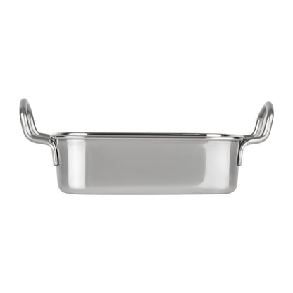 Olympia Table Presentation Rectangular Dish Stainless Steel 140x90mm (140(L)x90(W)x43(H)mm) • PAS-HY122