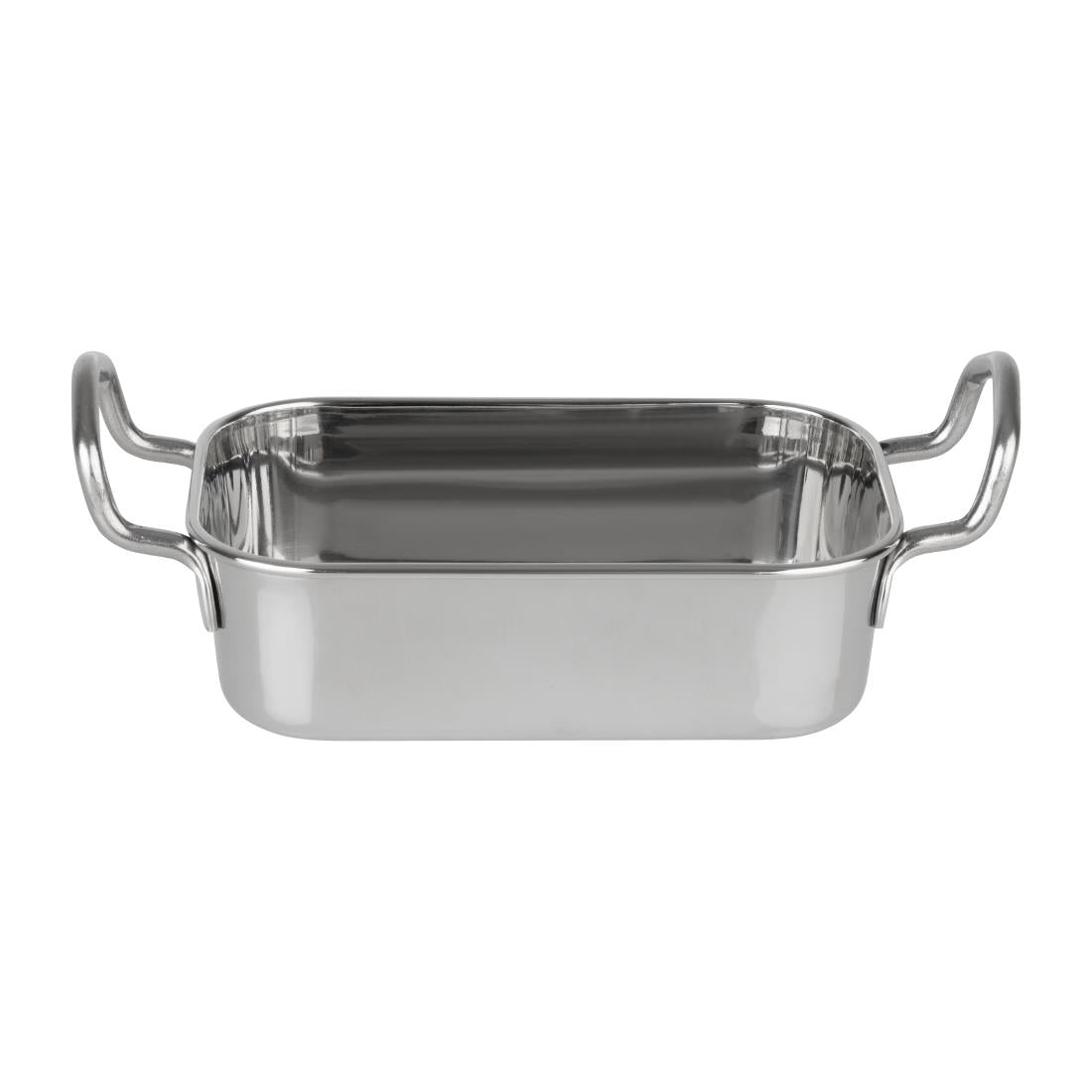Olympia Table Presentation Rectangular Dish Stainless Steel 140x90mm (140(L)x90(W)x43(H)mm) • PAS-HY122