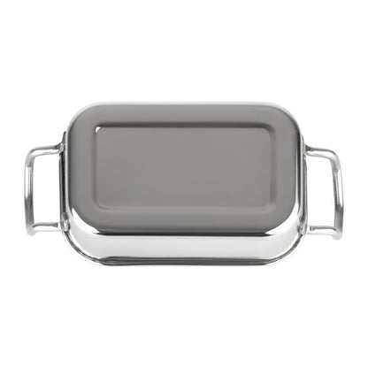 Olympia Table Presentation Rectangular Dish Stainless Steel 140x90mm (140(L)x90(W)x43(H)mm) • PAS-HY122