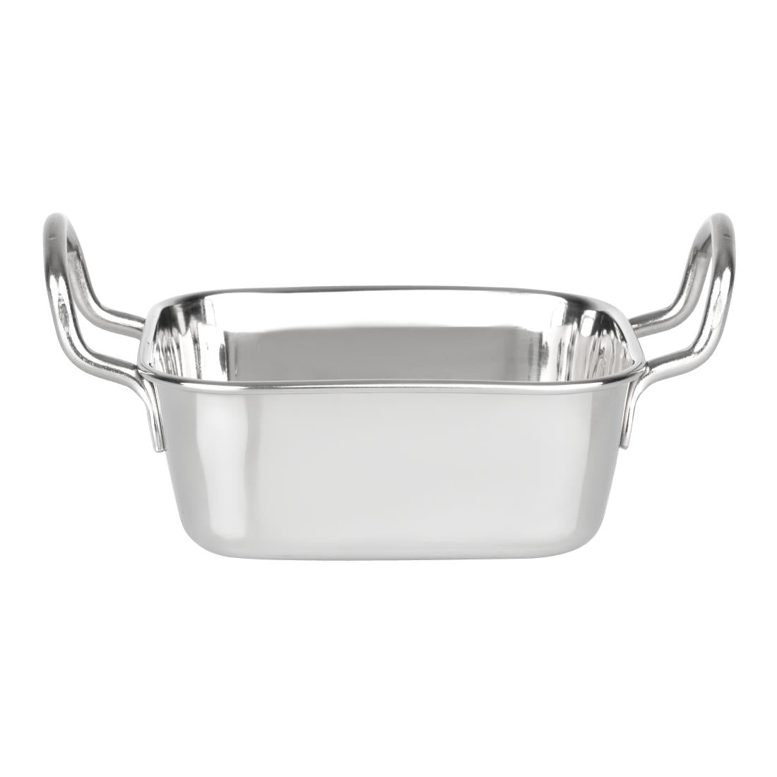 Olympia Table Presentation Square Dish Stainless Steel 115x115mm (115(L)x115(W)x45(H)mm) • PAS-HY123