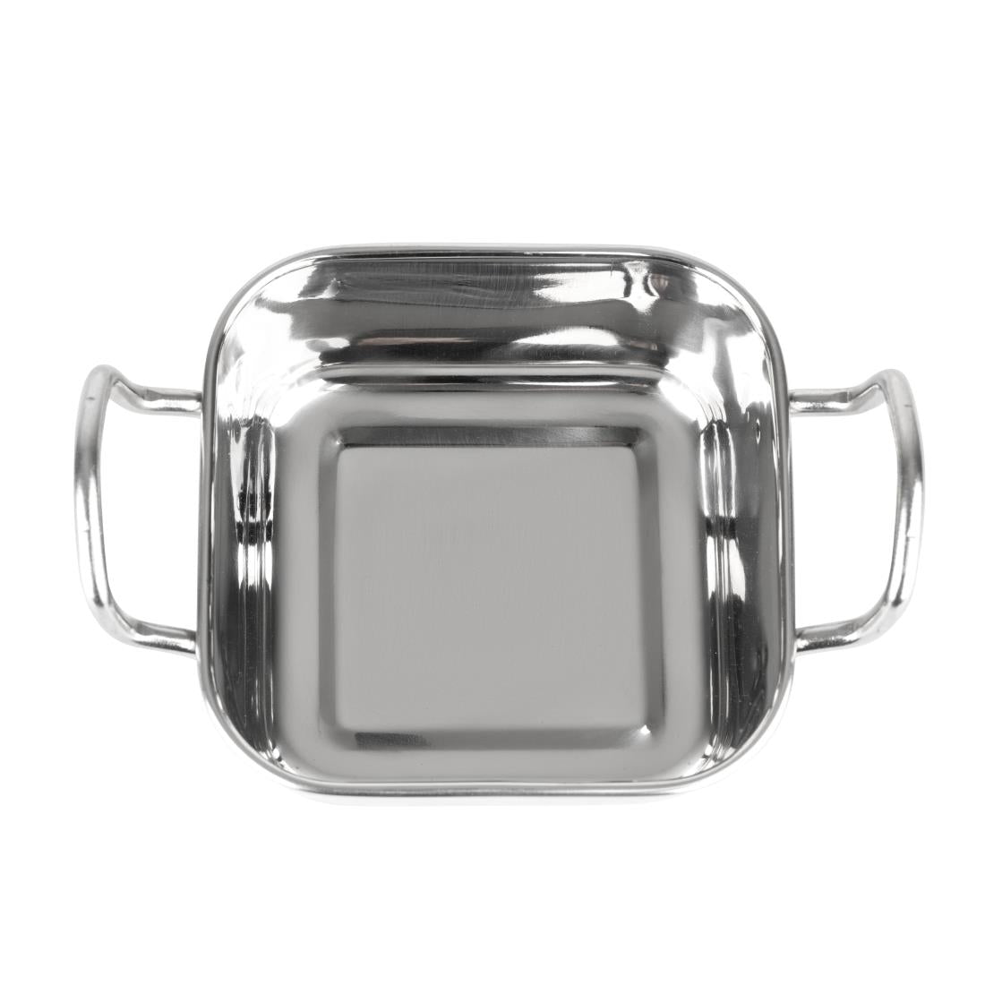Olympia Table Presentation Square Dish Stainless Steel 115x115mm (115(L)x115(W)x45(H)mm) • PAS-HY123