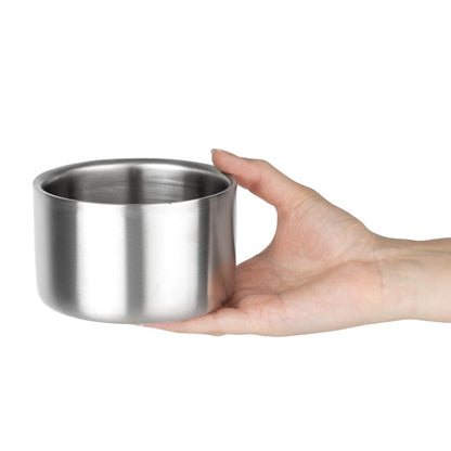 Olympia Double Wall Stainless Steel Wine and Champagne Coaster (116(Ø)x70(H)mm) • PAS-HY127