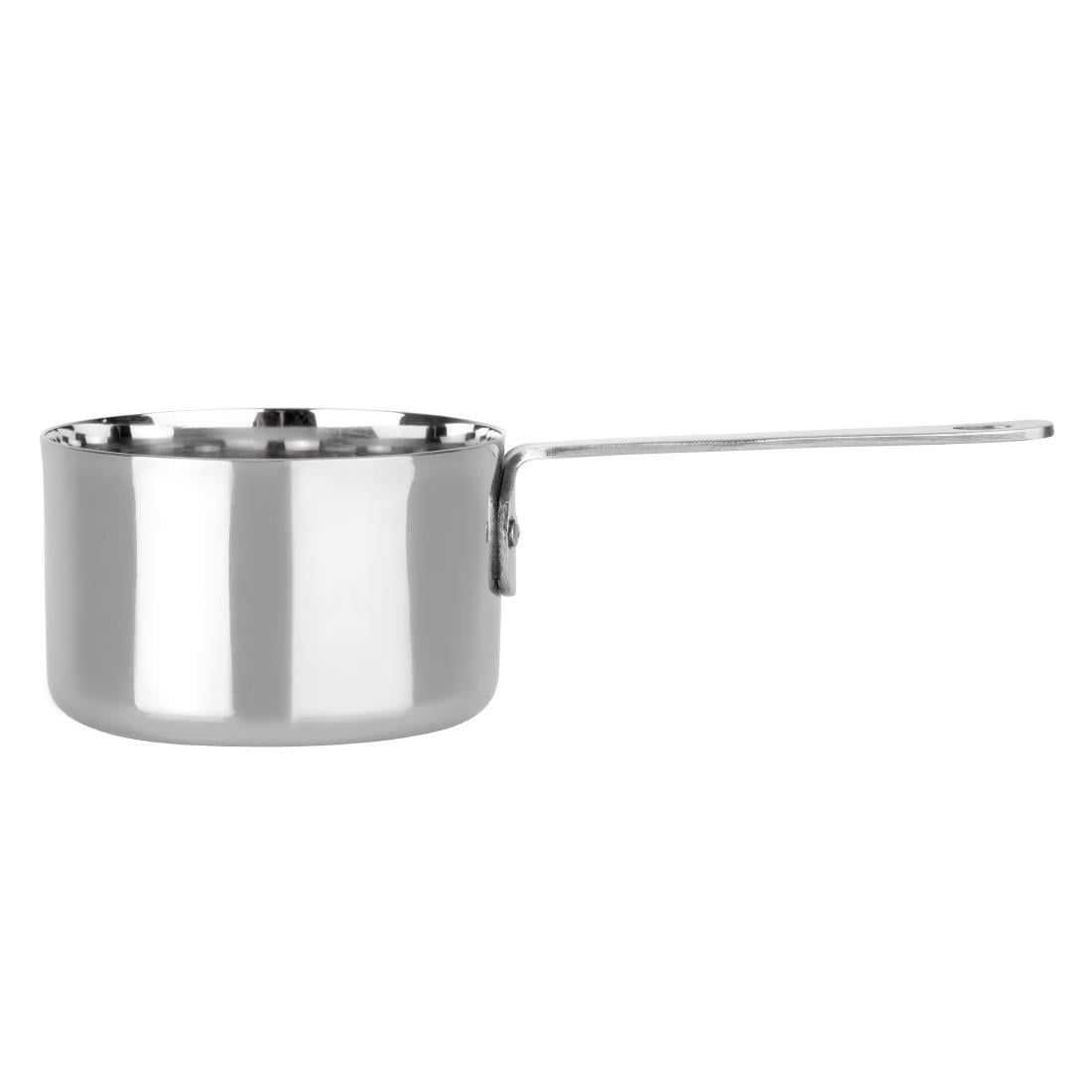 Olympia Table Presentation Stainless Steel Mini Sauce Pan 70x45mm (160(L)x70(W)x45(H)mm) • PAS-HY131