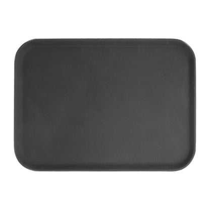Olympia Kristallon Anti-Slip Fibreglass Rectangular Tray Black - 405x560mm (560(L)x405(W)x27(H)mm | Material: Fibreglass) • PAS-HY138