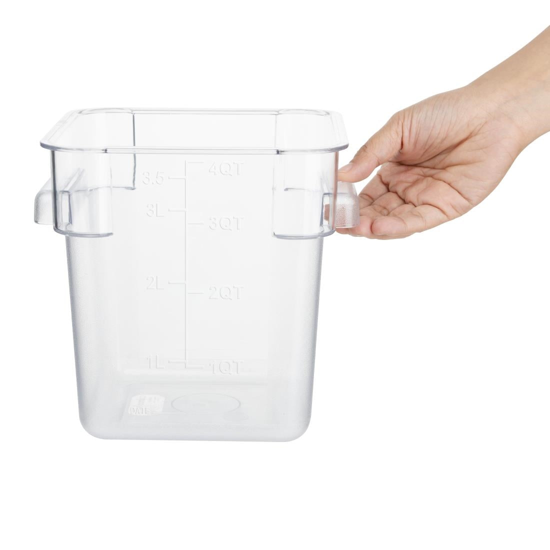 Hygiplas Polycarbonate Square Storage Container 3.5Ltr • PAS-HY401