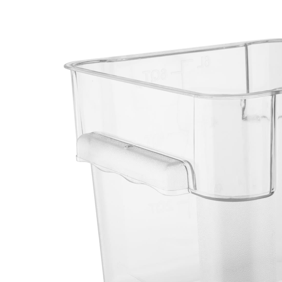 Hygiplas Polycarbonate Square Storage Container 5.5Ltr • PAS-HY402