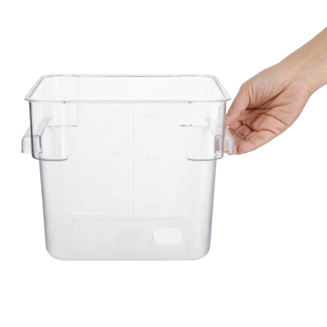 Hygiplas Polycarbonate Square Storage Container 5.5Ltr • PAS-HY402