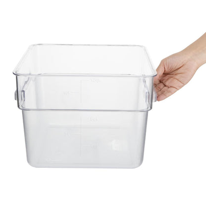 Hygiplas Polycarbonate Square Storage Container 10Ltr • PAS-HY404