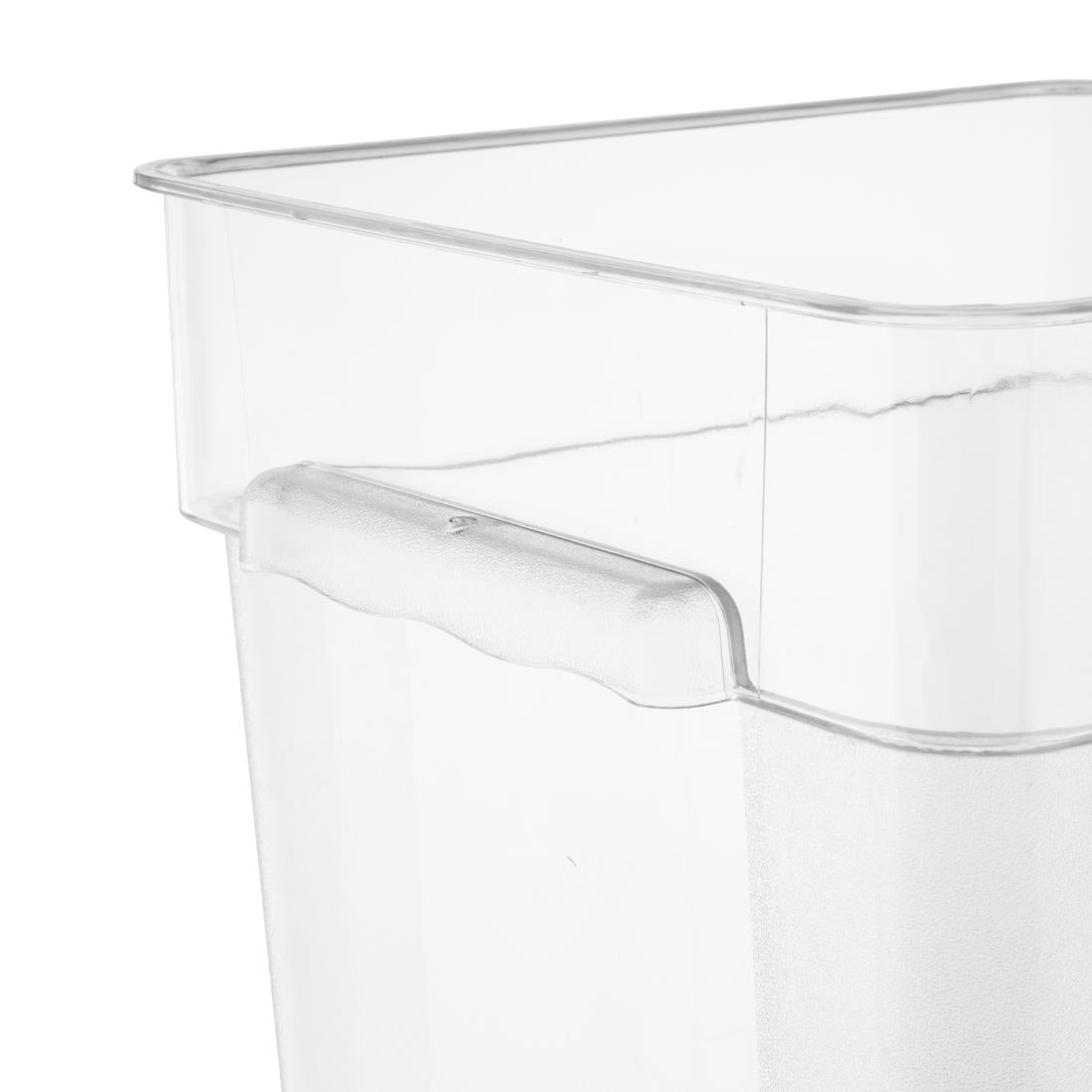 Hygiplas Polycarbonate Square Storage Container 15Ltr • PAS-HY405