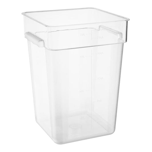 Hygiplas Polycarbonate Square Storage Container 20Ltr • PAS-HY406