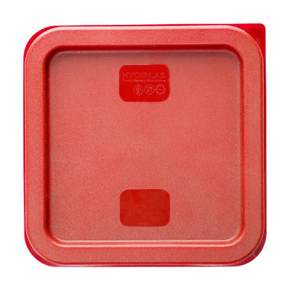 Hygiplas Square Red Lid to fit 1.5 & 3.5Ltr Containers • PAS-HY407