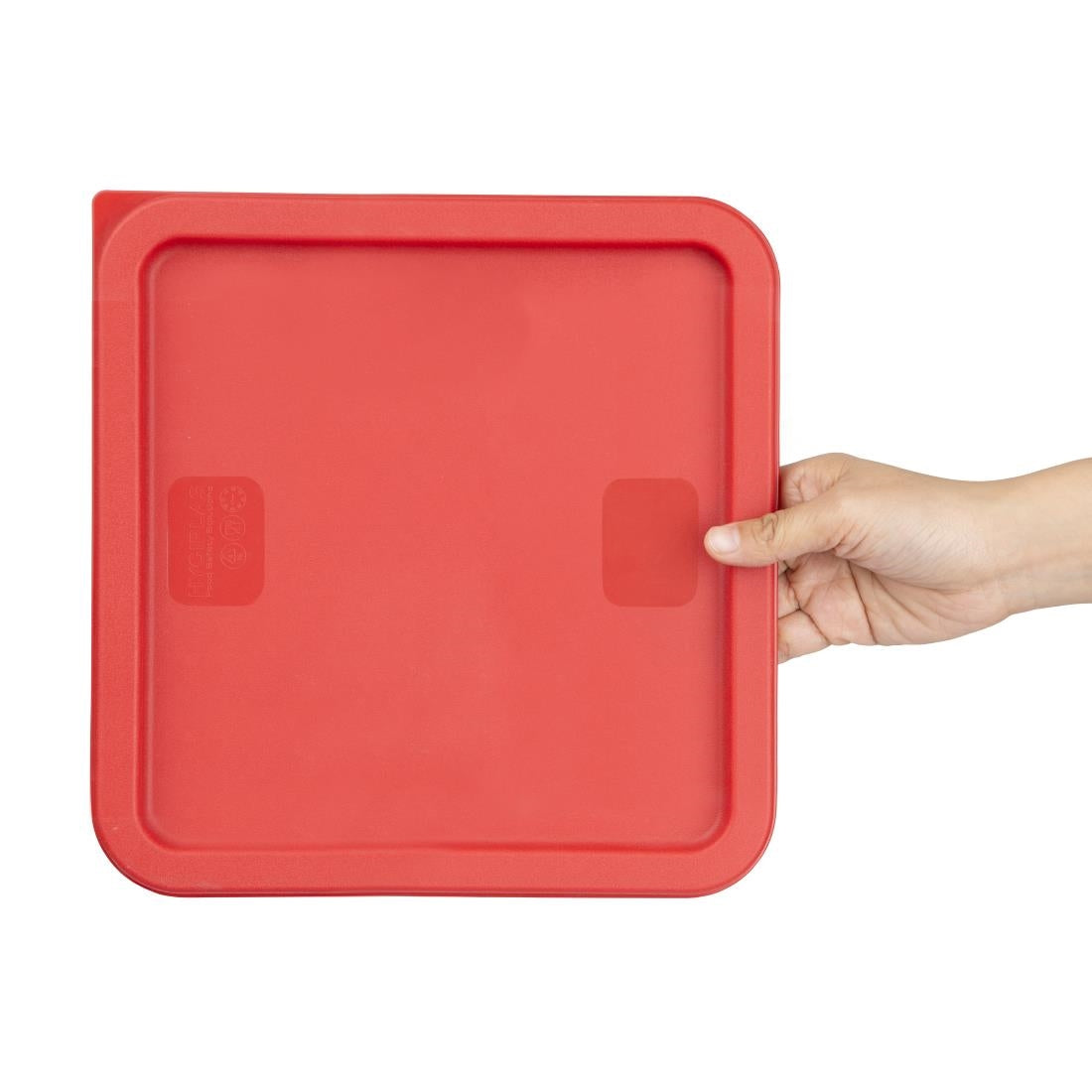 Hygiplas Square Red Lid to fit 10/15/20Ltr Containers • PAS-HY409