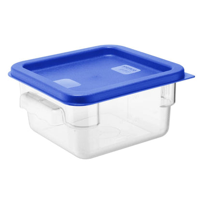 Hygiplas Square Blue Lid to Fit 1.5/3.5Ltr Containers • PAS-HY410