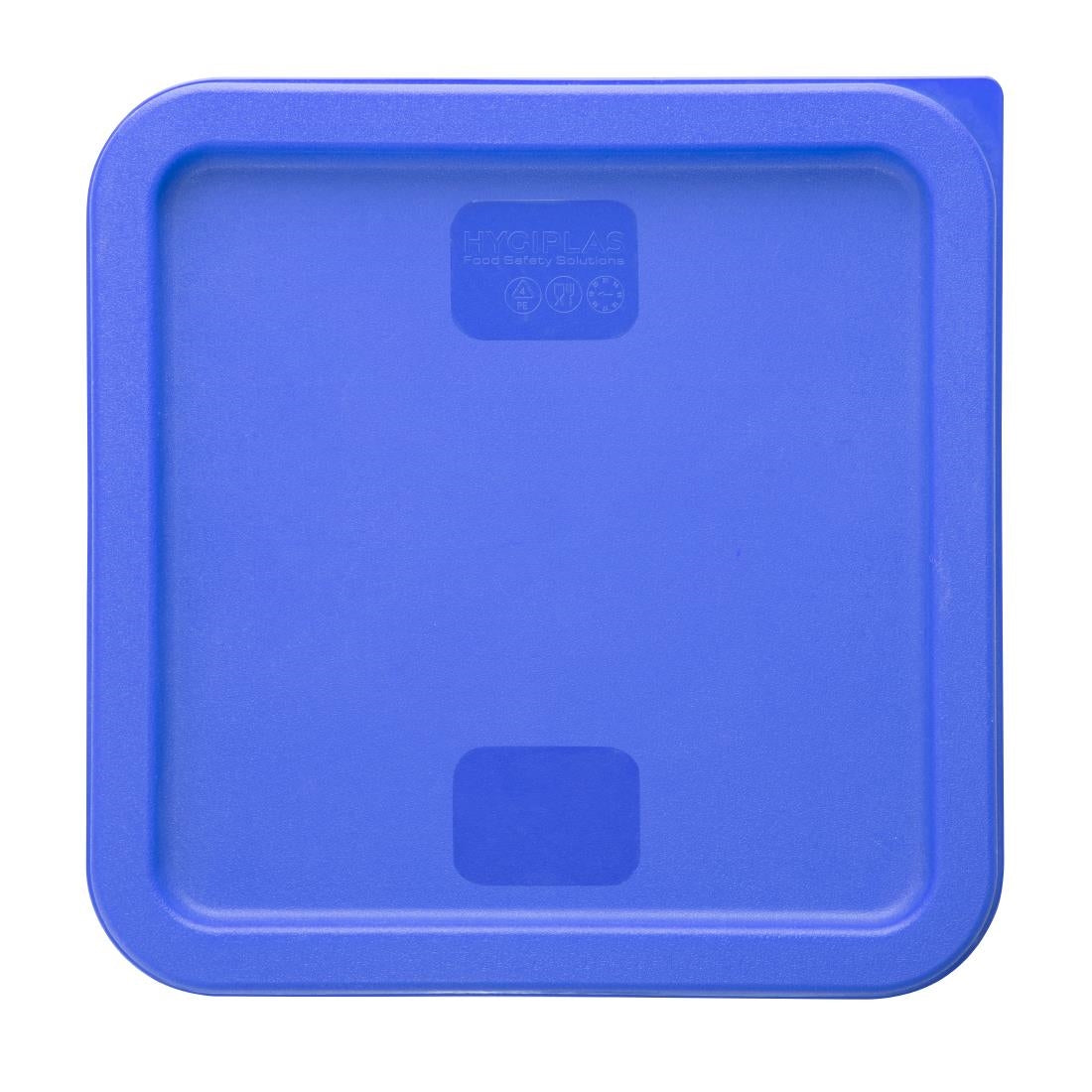Hygiplas Square Blue Lid to Fit 5.5/7Ltr Containers • PAS-HY411